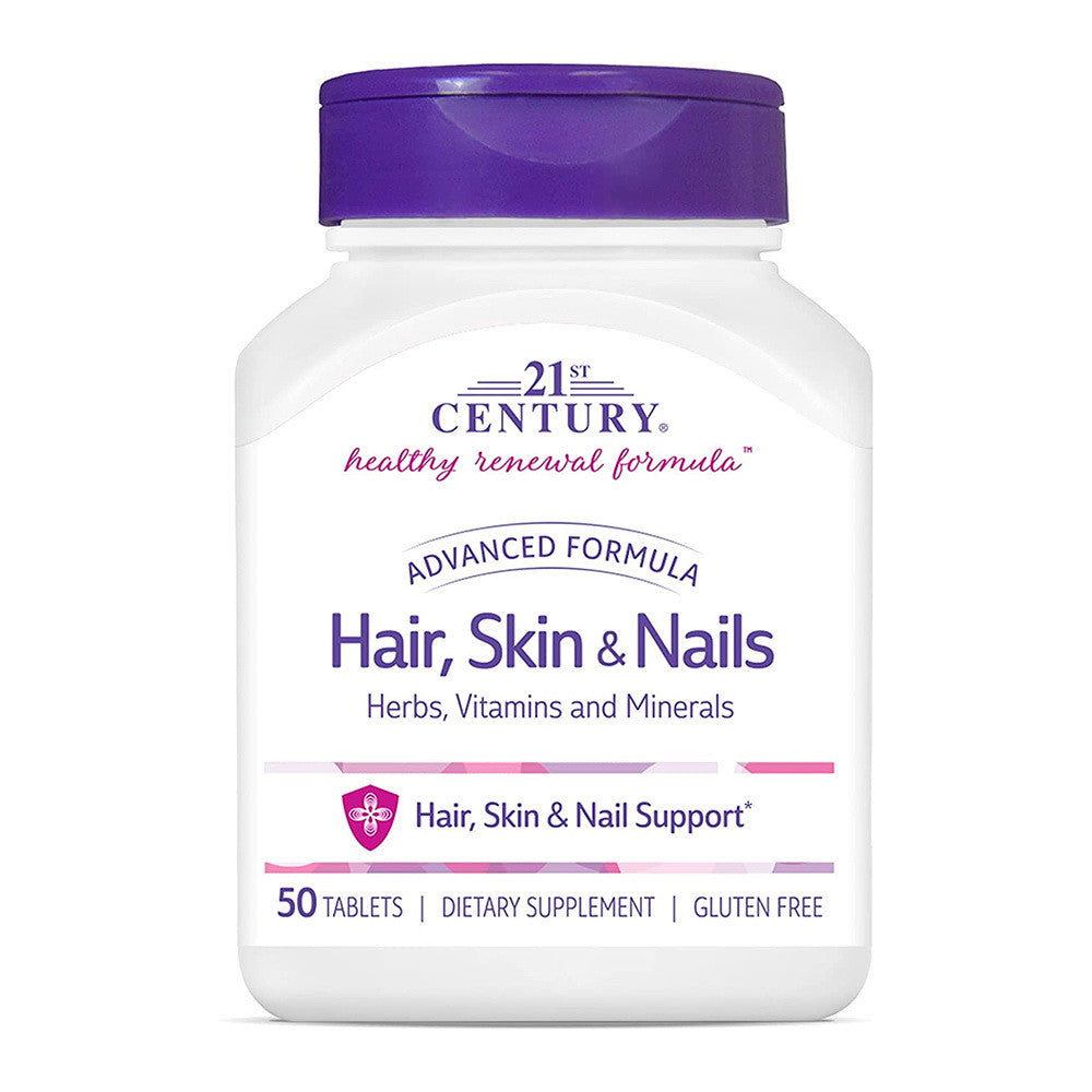 21St Century Vitamins Hair, Skin And Nails Formula Capsules - 50 Ea